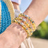 Bracelet Firefly Glass en argent sterling 925 et en forme de flamme de grès